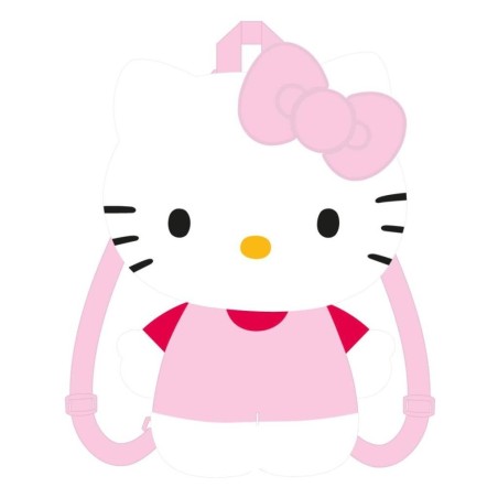 HELLO KITTY - Sac à Dos Peluche - 30x17x11cm 