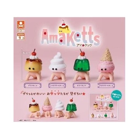 GASHAPON - Amaketts (Lot de 30 Capsule 58mm) 