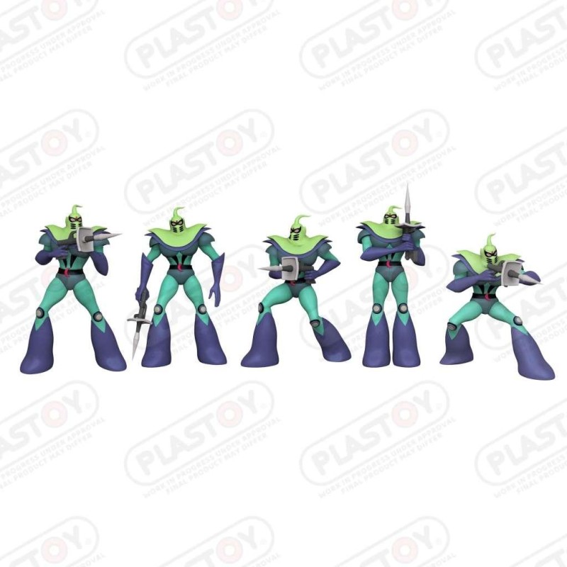 GOLDORAK - Soldats Vega - Set 5 figurines 7cm 