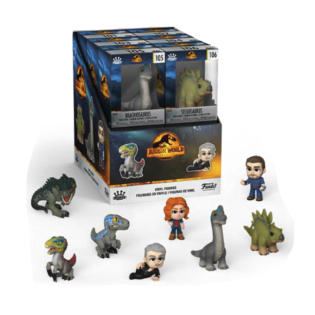 JURASSIC WORLD - Jurassic World - Vinyl Figures (BOX 12 Figurines) 