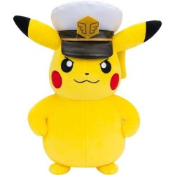 POKEMON - Capitaine Pikachu - Peluche 20cm 2