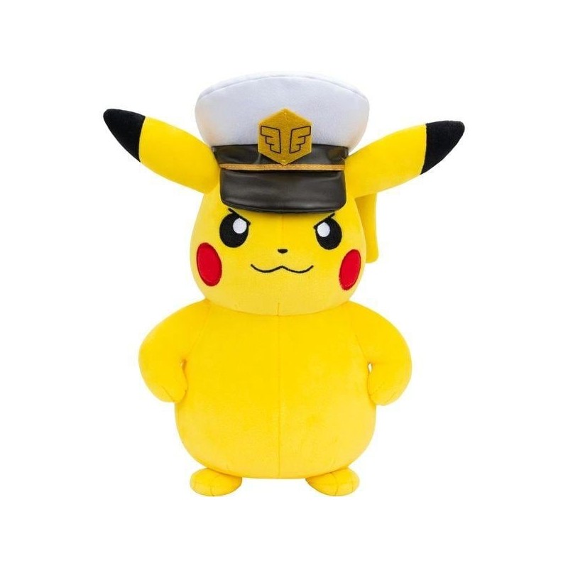 POKEMON - Capitaine Pikachu - Peluche 20cm 