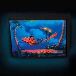 LILO & STITCH - Hamac - Canvas Lumineux 30x40 Cm 2