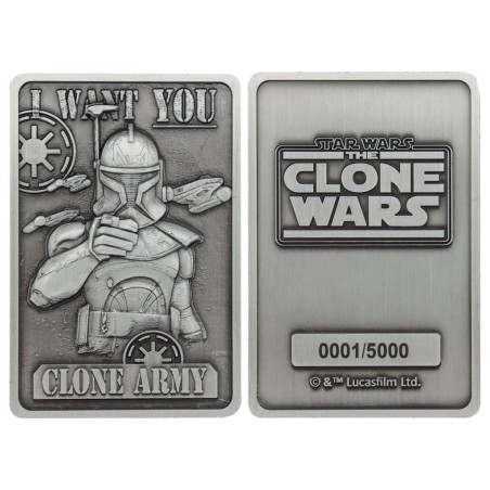 STAR WARS THE CLONE WARS - Capitaine Rex - Lingot Edition Limitée 