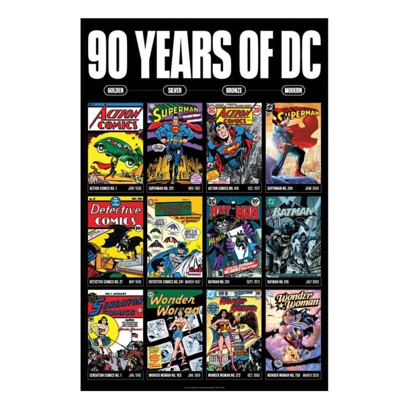 DC COMICS - 90 Years - Art Print - Limited Edition 
