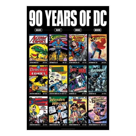 DC COMICS - 90 Years - Art Print - Limited Edition 