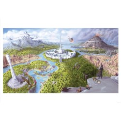 THE ELDER SCROLLS OBLIVION - Imperial City -Art Print -Limited Edition 2