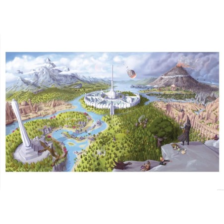 THE ELDER SCROLLS OBLIVION - Imperial City -Art Print -Limited Edition 