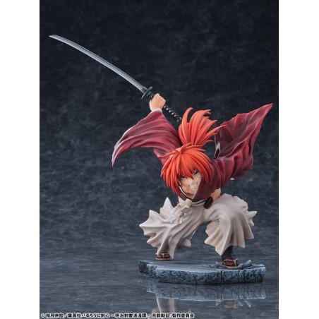 KENSHINE LE VAGABOND - Kenshin Himura - Statuette 1/6 26cm 