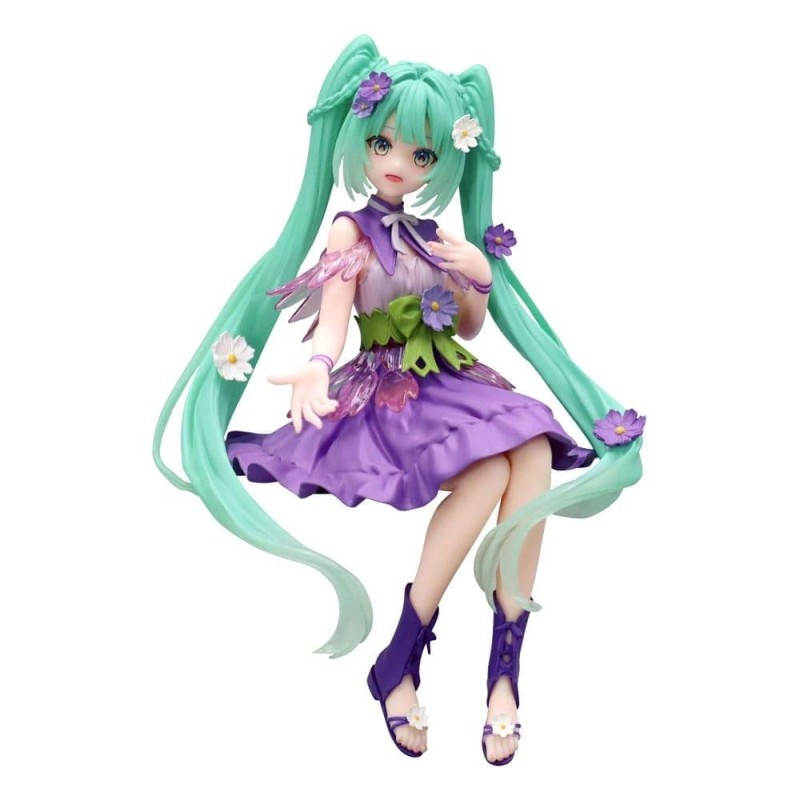 HATSUNE MIKU - Flower Fairy Cosmos Purple - Statuette Noodle Stopp14cm 
