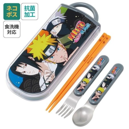NARUTO - Equipe 7 - Set baguettes cuillère et fourchette 