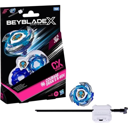 BEYBLADE X - Courage Dran S 6-60V CX Starter Pack 