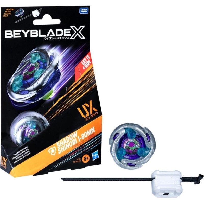 BEYBLADE X - Shadow Shinobi 1-80MN UX Starter Pack 