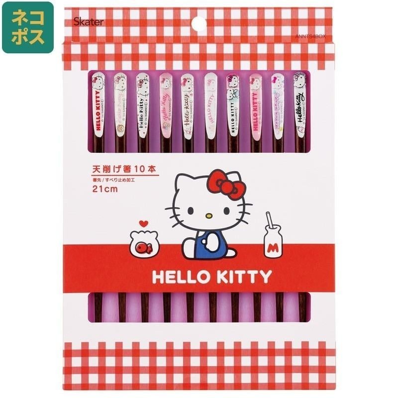 HELLO KITTY - Set de 10 baguettes à collectionner 21cm 