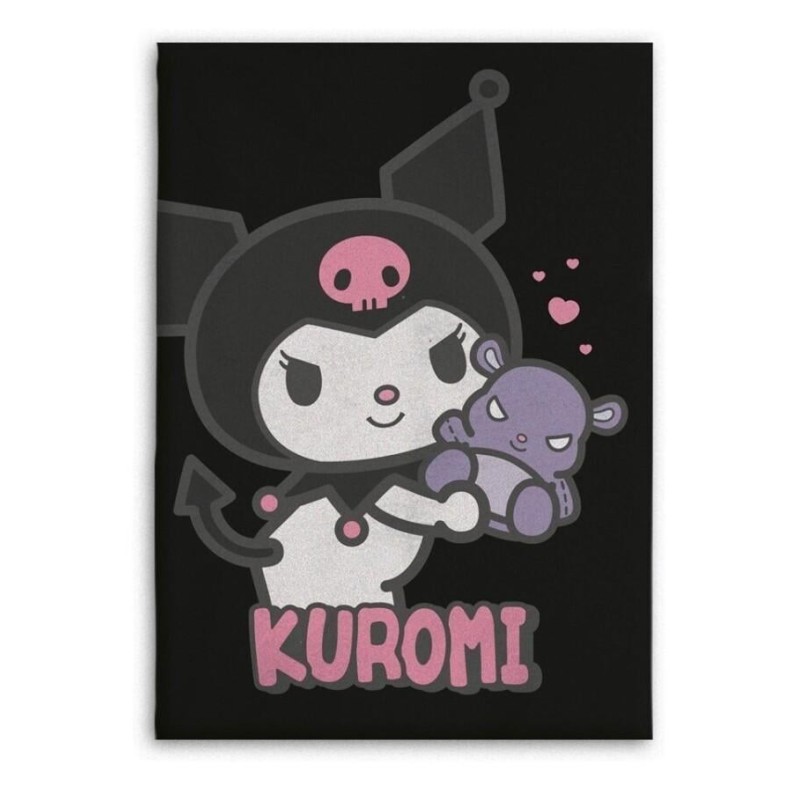 HELLO KITTY - Couverture Flanelle 110x150cm - Kuromi 