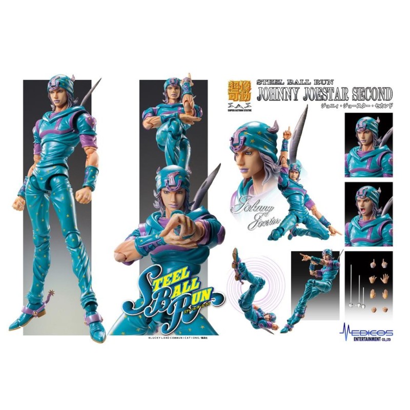 JOJO PART 7 - Johnny Joestar Second - Figurine Chozokado 15cm 