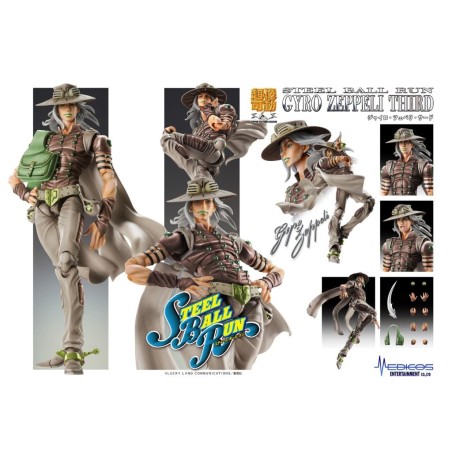JOJO PART 7 - Gyro Zeppeli Third - Figurine Chozokado 16cm 