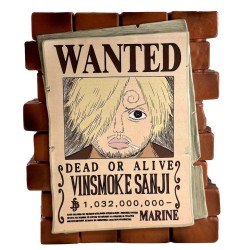 ONE PIECE - Sanji "Wanted" - Tirelire PVC 16cm 2