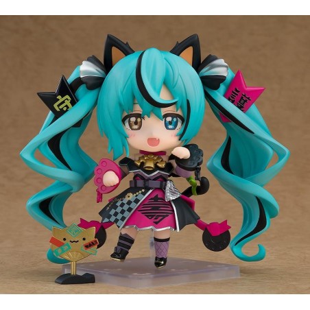 HATSUNE MIKU - Black Maneki Miku - Figurine Nendoroid 10cm 