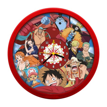 ONE PIECE - Horloge Murale 25x25cm 