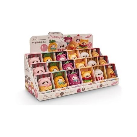 MYMOCHI - Display Figurines 6 Personnages 8cm Yummy Vol 2 - 18pc 