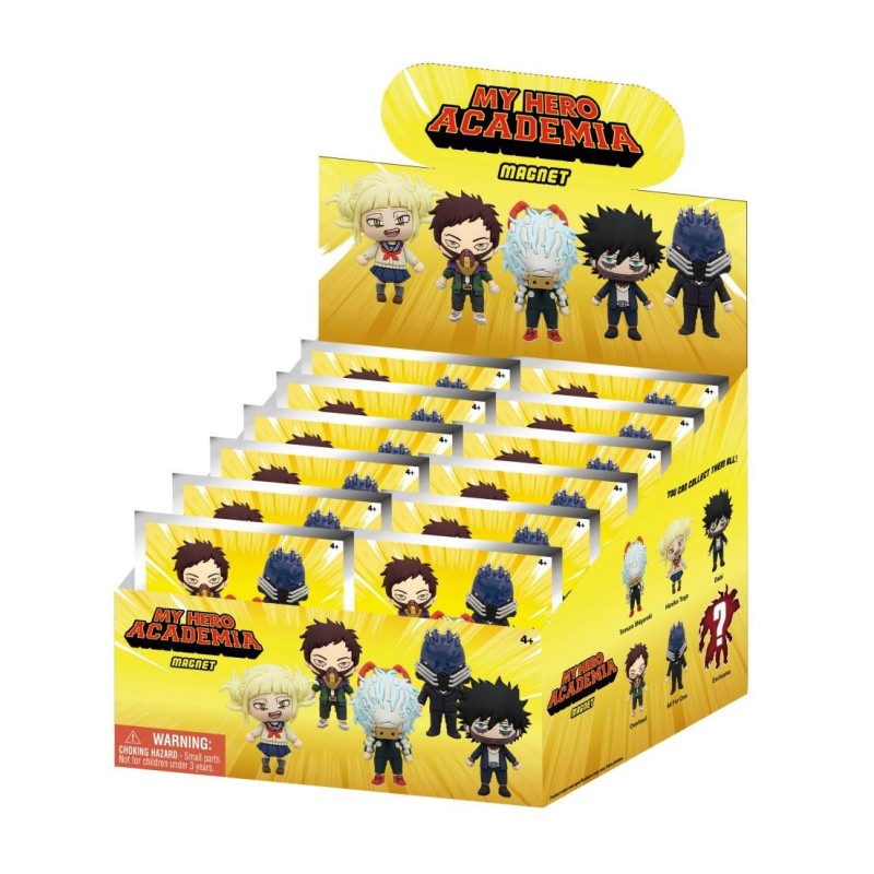 MHA - Serie 1 - 3D Foam Magnets in blind bags (Display 12 Pcs) 