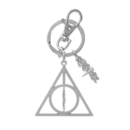 HARRY POTTER - Deathly Hollow - Pewter Key Ring 