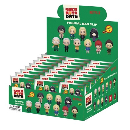 SAKAMOTO DAYS - Series 1 - 3D Foam Bag Clip (Display 24 Pcs) 
