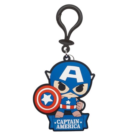 MARVEL - Captain America - Porte-clés Soft Touch 
