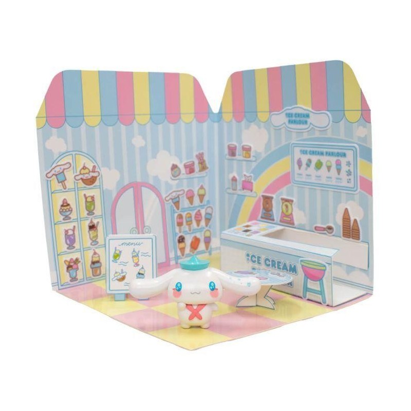HELLO KITTY - Cinnamoroll 6cm Sticker House Ice Cream Parlour 