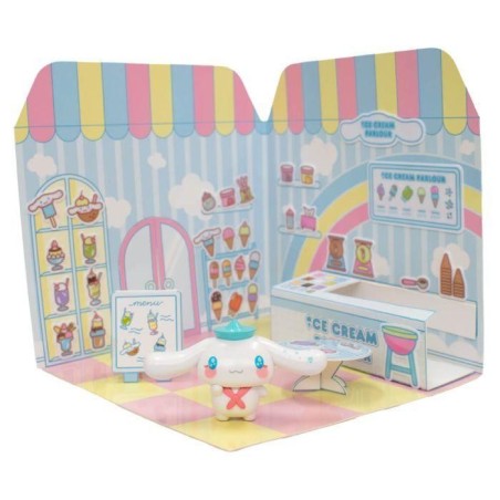 HELLO KITTY - Cinnamoroll 6cm Sticker House Ice Cream Parlour 