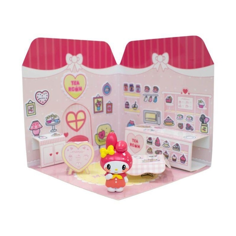 HELLO KITTY - Melody 6cm Sticker House Tea Room 
