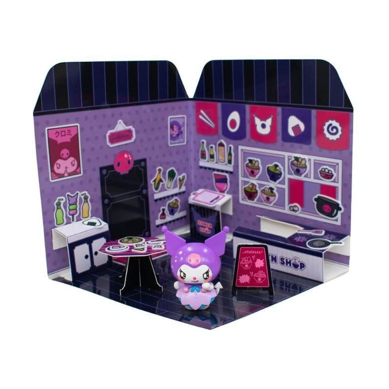 HELLO KITTY - Kuromi 6cm Sticker House Ramen Restaurant 