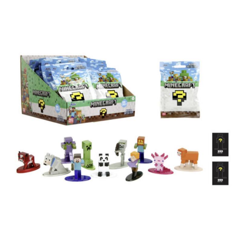 MINECRAFT - Display Figurines Nano Mystery - 13 Assortiments - 24pc 