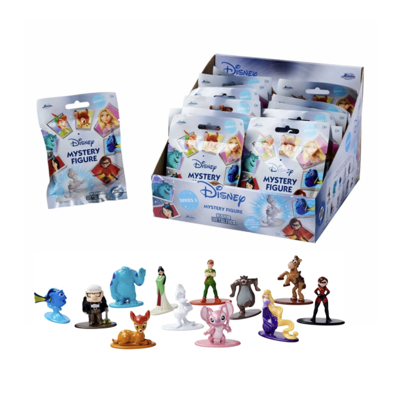DISNEY PIXAR - Display Figurines Nano Mystery - 12 Assortiments - 24pc 