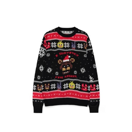 FIVE NIGHTS AT FREEDY'S - Happy Holidays - Pull de Noël (XS) 