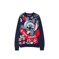 STITCH - Happy Holidays - Pull de Noël (XL) 