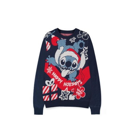 STITCH - Happy Holidays - Christmas Jumper (M) 