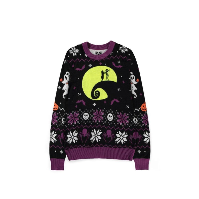L'ETRANGE NOEL de Mr JACK - Pull de Noël 'Phosphorescent' (2XL) 