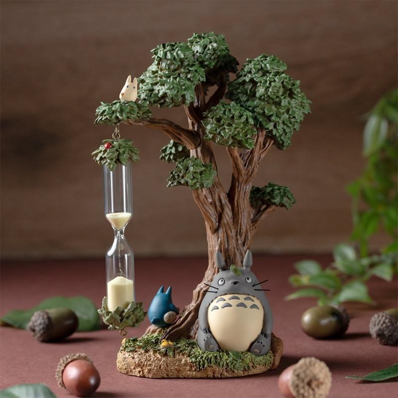 MON VOISIN TOTORO - Camphrier & Totoro - Diorama Sablier 16cm 