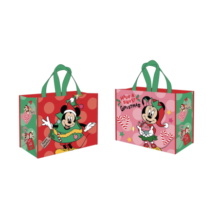 MINNIE & MICKEY - Noël - Shopping Bag 