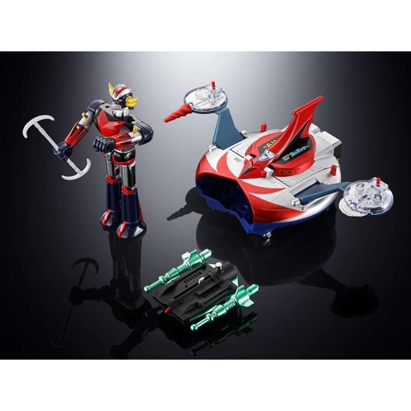 GOLDORAK - Goldorak & Ufo Spazer - Fig. Chogokin Deluxe 12 & 13cm 