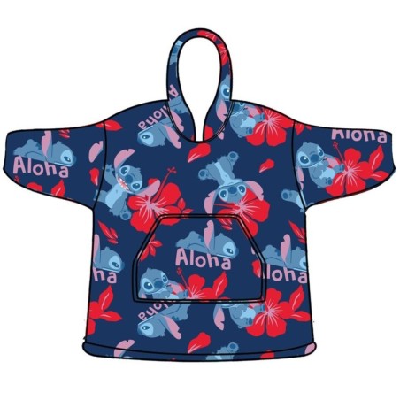 LILO & STITCH - Aloha - Sweat Poncho - Taille Adulte 
