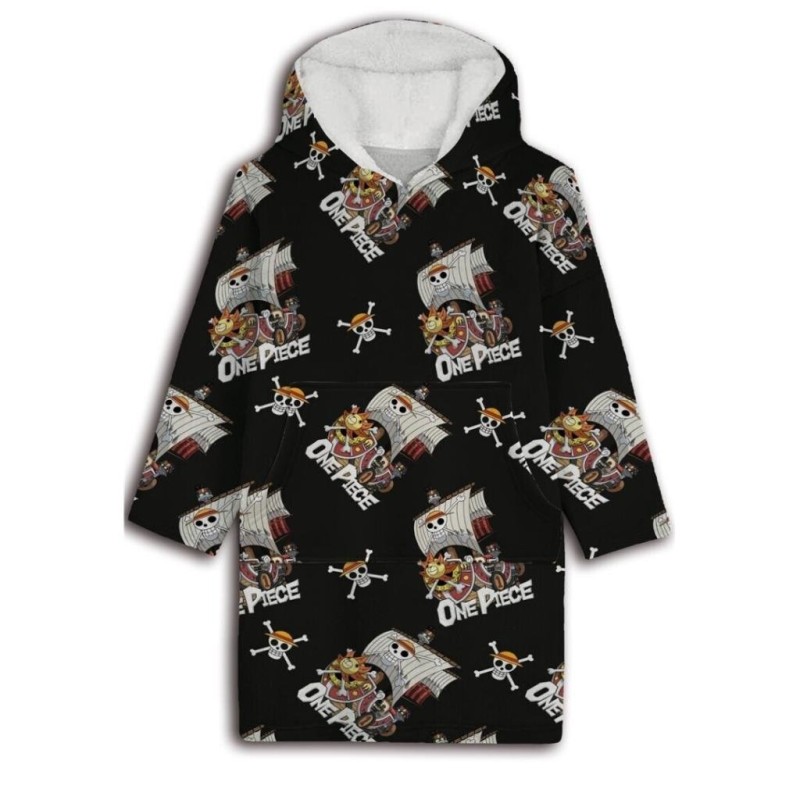 ONE PIECE - Thousand Sunny - Sweat Poncho - Taille Enfant (7-14 ans) 