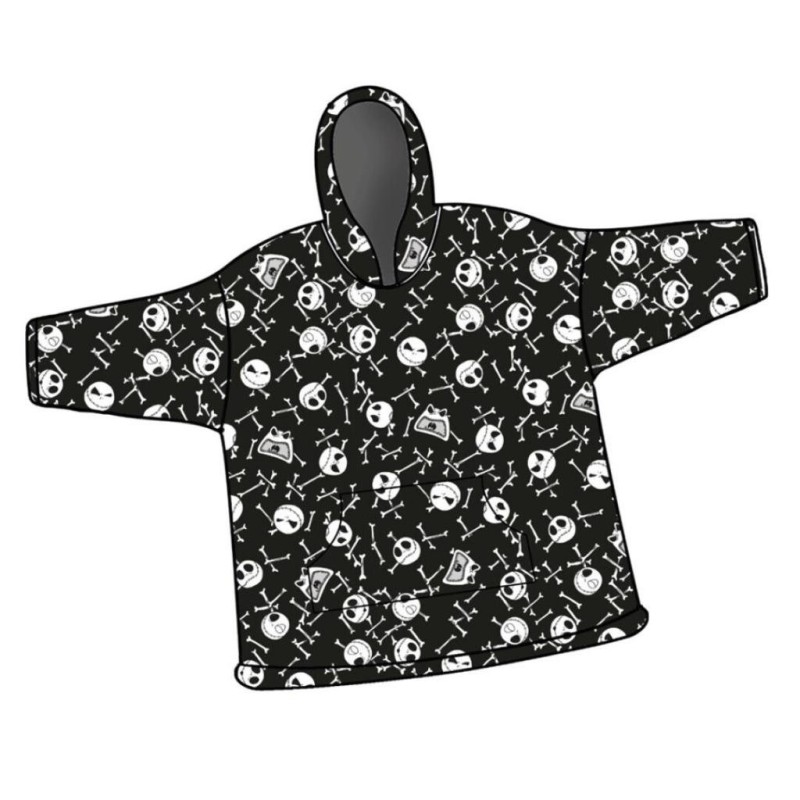 L'ETRANGE NOEL DE MONSIEUR JACK - Jack - Sweat Poncho - Taille Adulte 