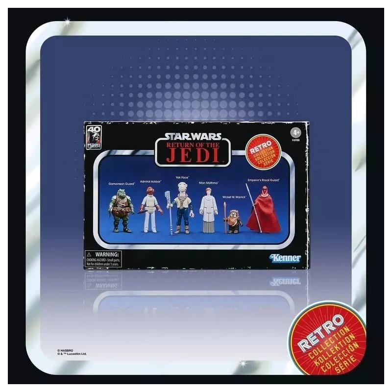 STAR WARS - Le Retour du Jedi - Pack 6 Figurine Retro Collection 10cm 