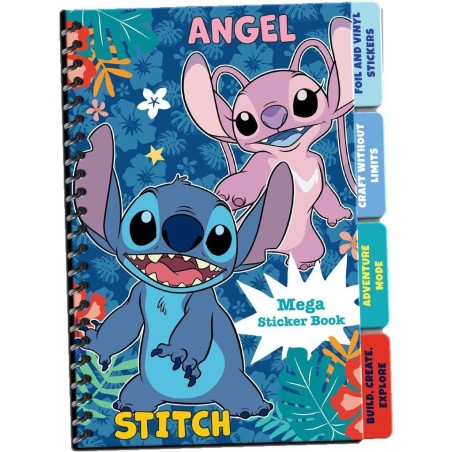 STITCH & ANGEL - Livre à Stickers 