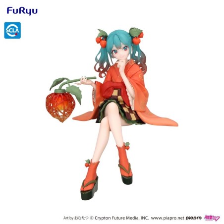 HATSUNE MIKU - Flower Fairy Winter - Statuette Noodle Stopper 15cm 