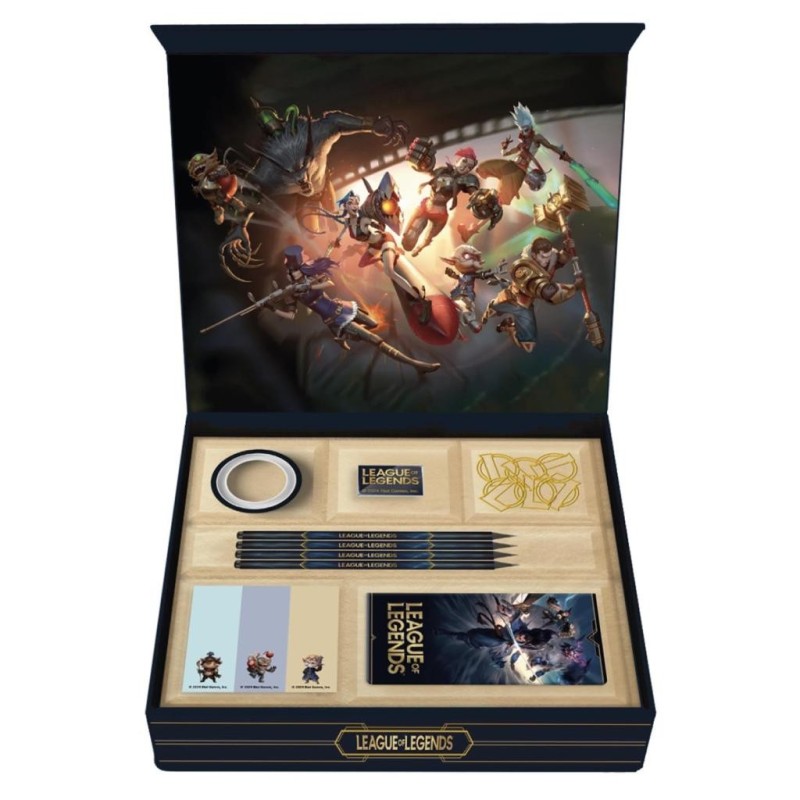 LEAGUE OF LEGENDS - Coffret de Fourniture Scolaire Premium 