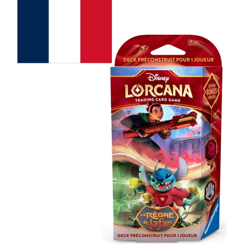 DISNEY - Lorcana - Trading Cards Starters Mulan/Stitch Chapitre 8 - FR 